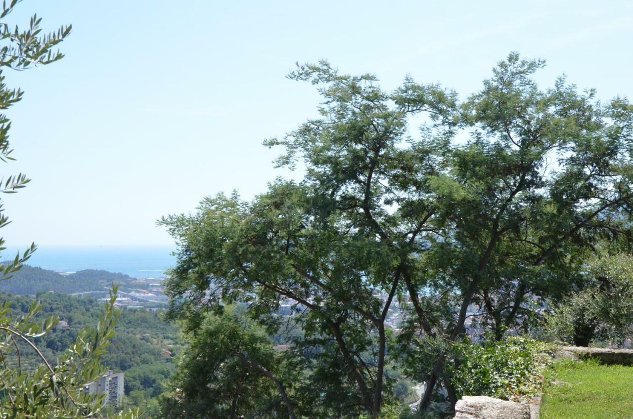 La Casa Con Vista Di Emma Apartment Vezzano Ligure Luaran gambar